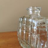 Glass carafe in the shape of a perfume bottle