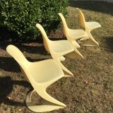 Set of four Casala chairs