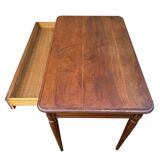 Bureau en noyer art-deco 1 tiroir
