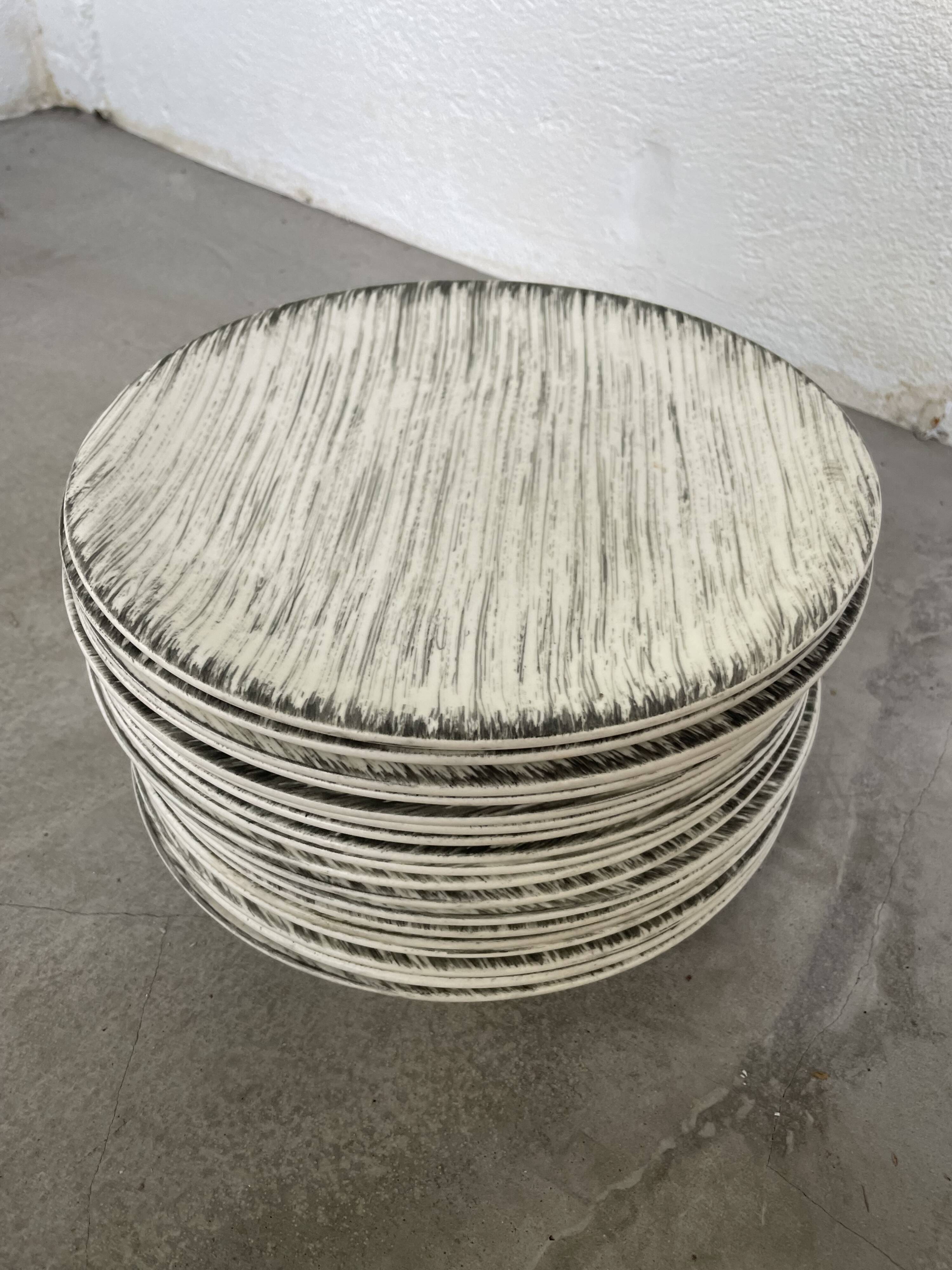 Set of plates and dishes Bazas de Salins 1960