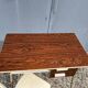 Small vintage desk with formica drawers and 70s chair