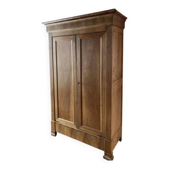 Antique solid wood wardrobe