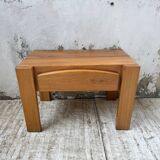 Solid elm bedside table Maison Regain