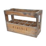 Pine wooden bottle holder