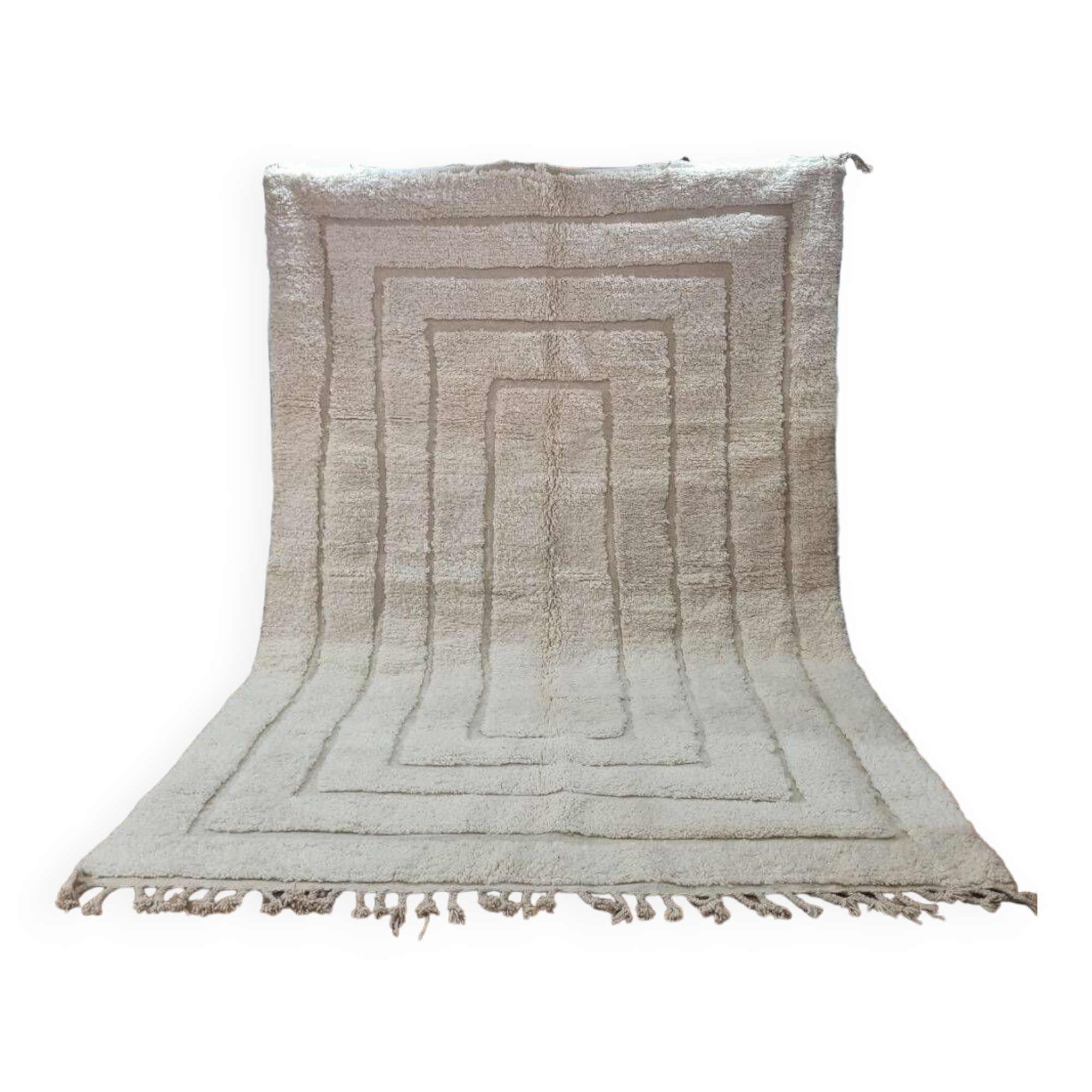 Handmade wool Berber rug 300X200 cm