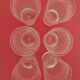 6 verres en cristal Baccarat modèle Rohan