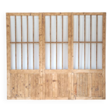 Verriere bois, cloison ancien magasin, 1930