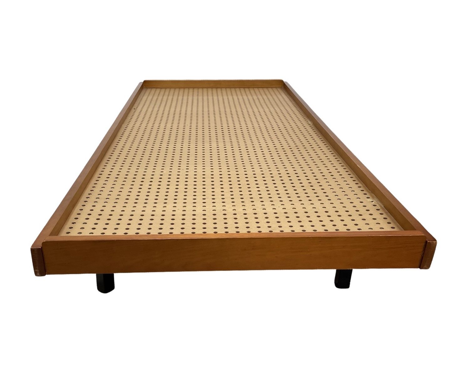 Vintage wooden daybed bed with drawers, Netherlands, 1960