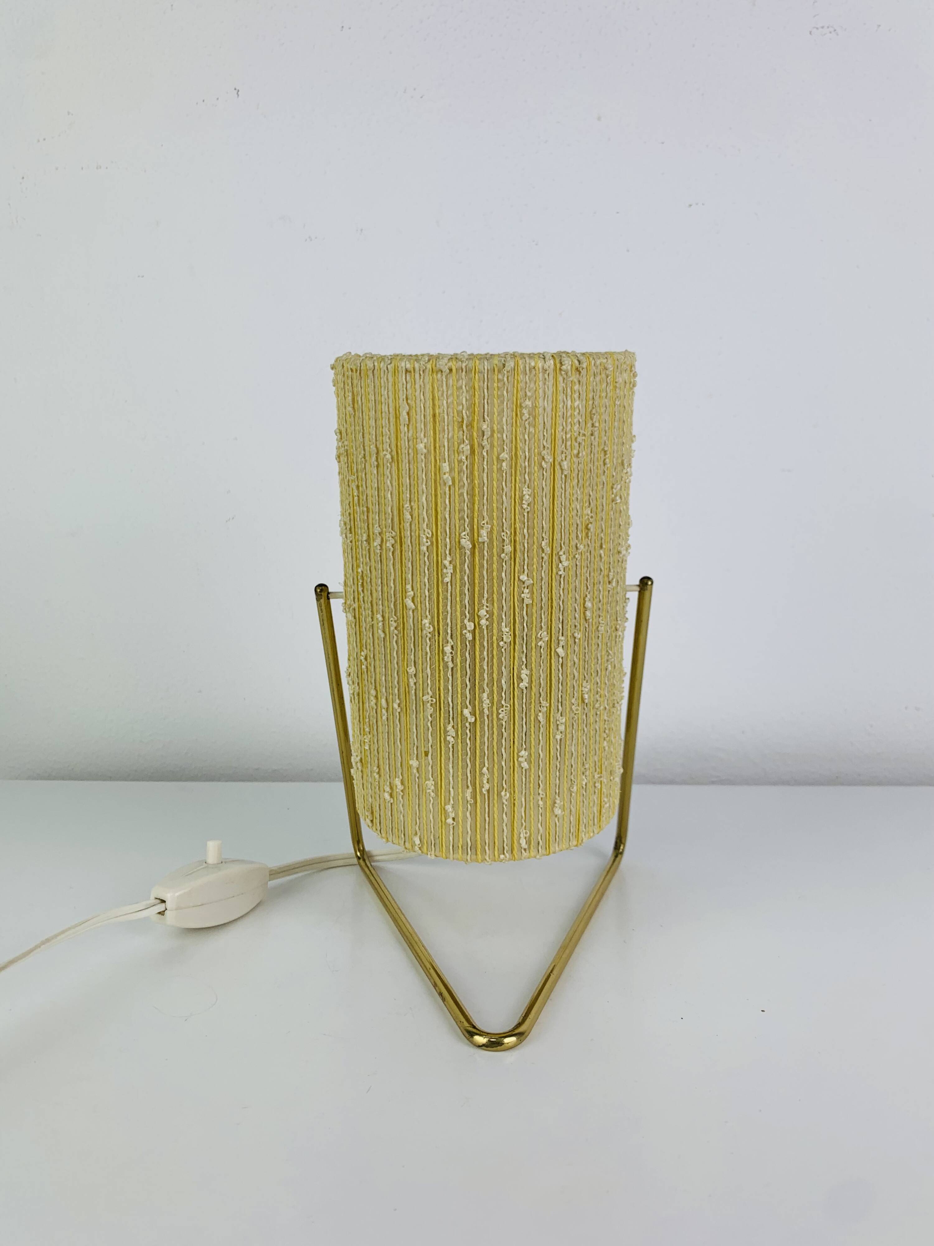 Adjustable lamp or 1950s wall light in brass