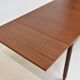 Vintage teak extendable Scandinavian table from the 1960s.