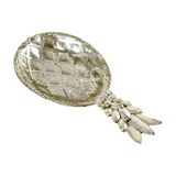 Silver plated metal empty pocket