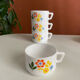 Vintage arcopal coffee cups
