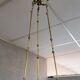 Large Napoleon III period chandelier in bronze and gilt brass
