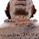 Buste africain de Joseph Bansimba sculpté en wengé - XXe siècle