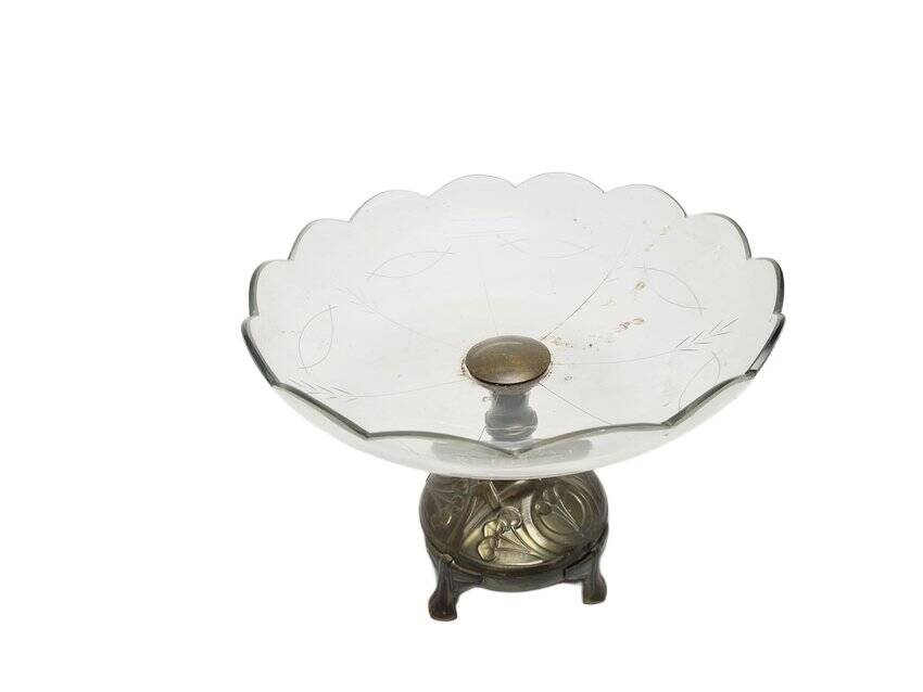 Art Nouveau bowl on stand, Germany, 1900s