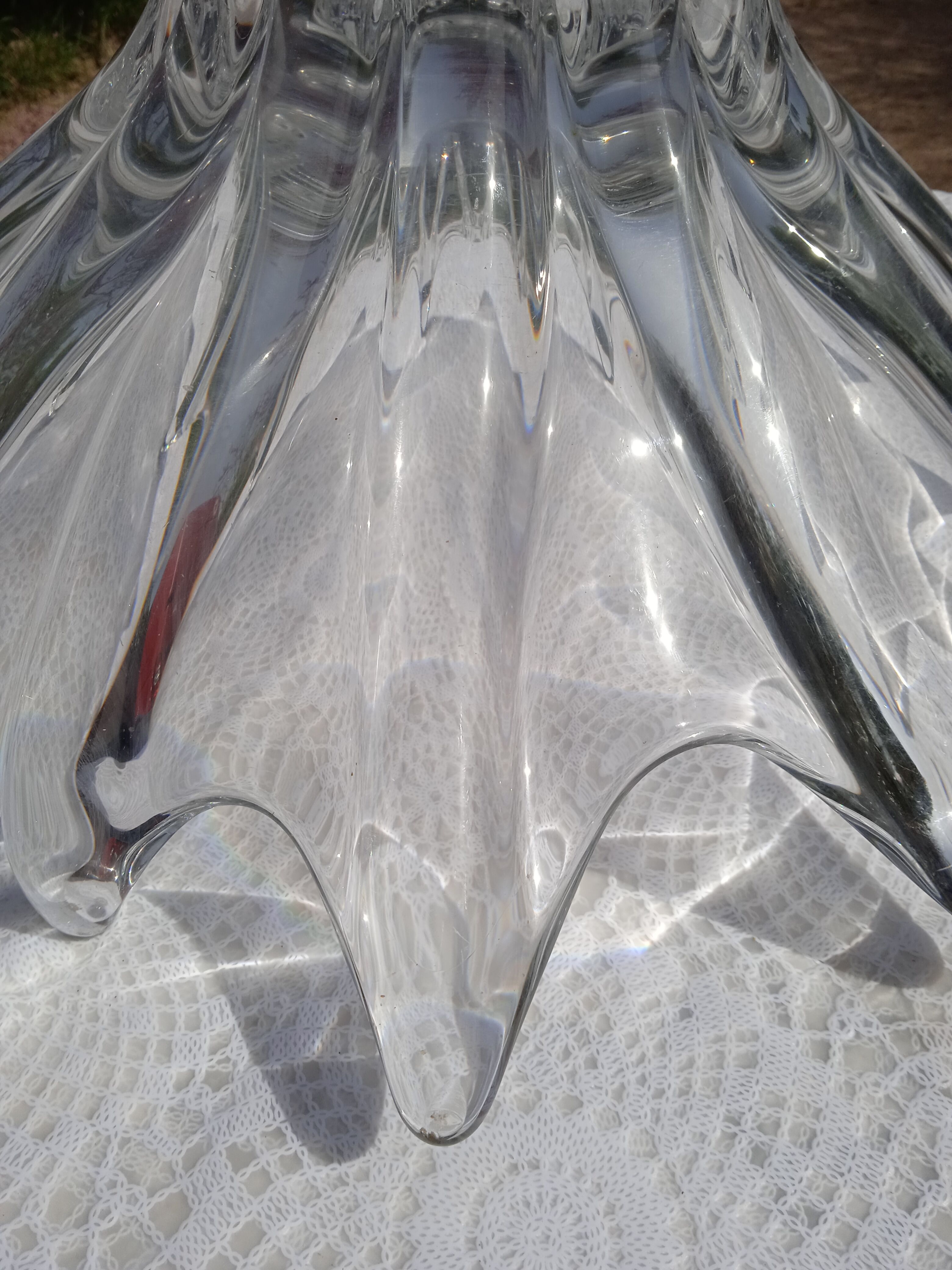 Daum crystal fruit dish