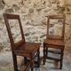 Set of 2 Antique Oak Chairs – 19th Century, Auvergne