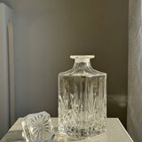Carafe à whisky motifs pointes de diamant en cristal H23