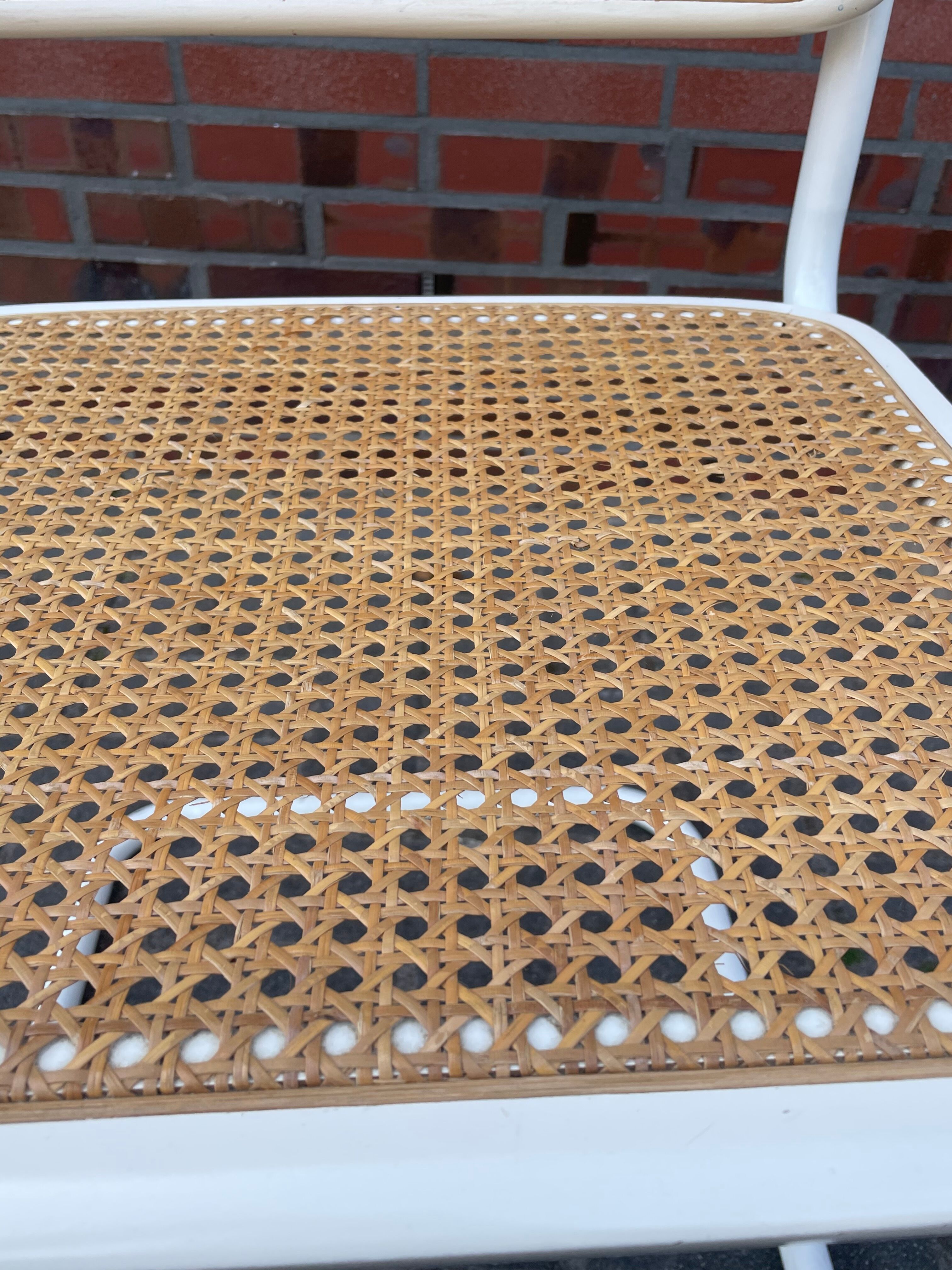 Cesca dining room chair designed by Marcel Breuer