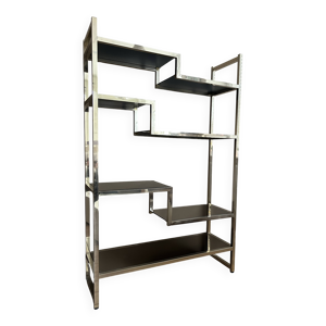 vitrine vintage en or - verre