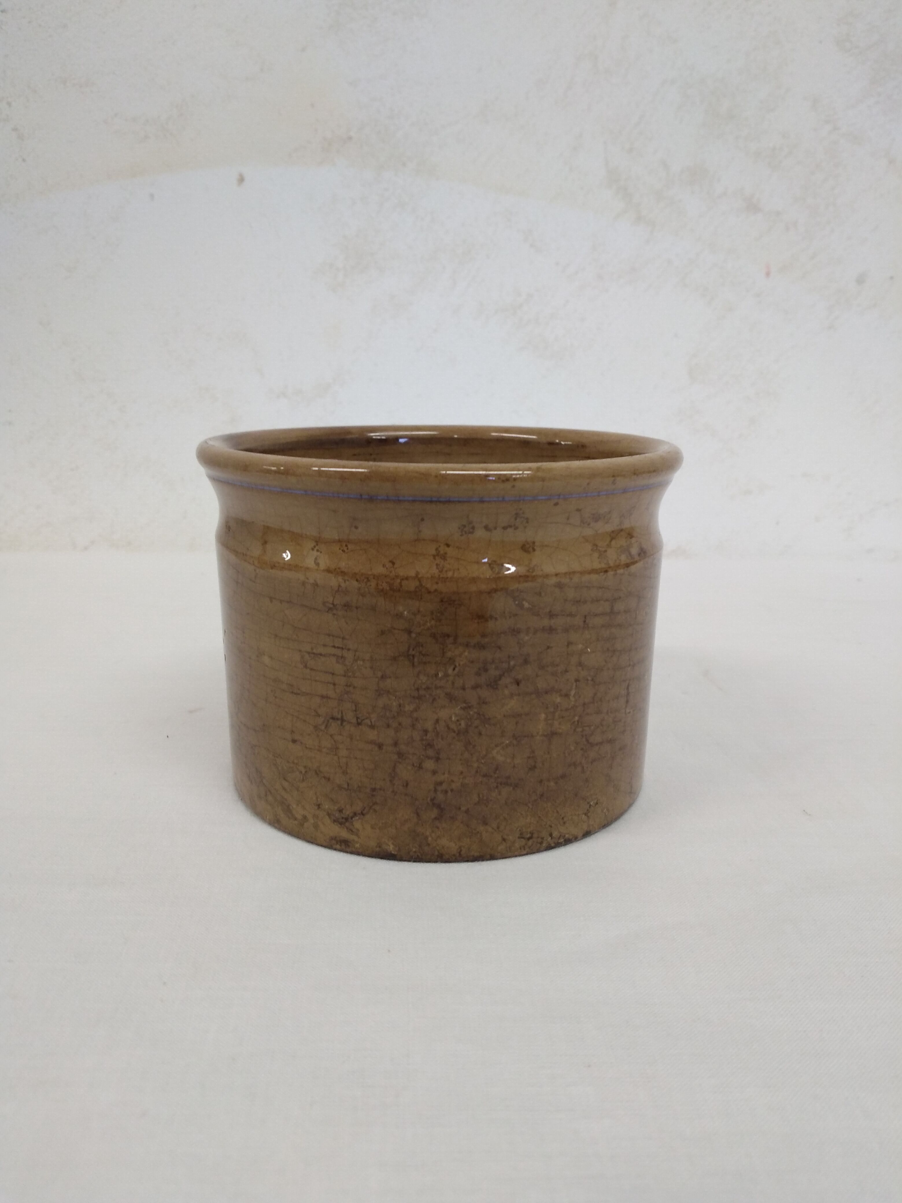 Old jam jar or fat jar digoin Sarreguemines