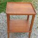 Pair of vintage 50s oak side tables