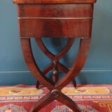 Coiffeuse en acajou d'époque Charles X - 52 x 74 cm