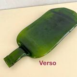 Plat en verre forme bouteille, 34 cm