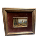 Oil painting on cardboard, Tuscan landscape, early 1900s