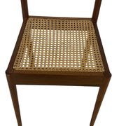 Vintage Teak Chair with Webbing - 1970s Design