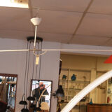 Anvia 60s rod lamp design J. Hoogervorst in the colors white and orange.