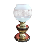 Glass globe lamp