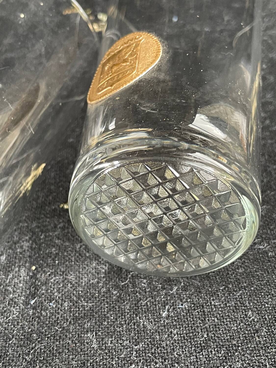 Set of 5 Cinzano aperitif glasses