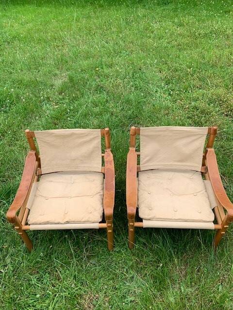 pair of Sirocco armchairs by Arne Norell - Sweden, 1960s