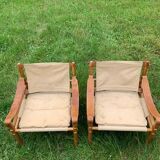 paire de fauteuils Sirocco d'Arne Norell - Suède années 60