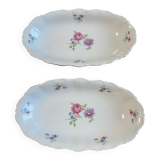 Two porcelain dishes from Bavaria.