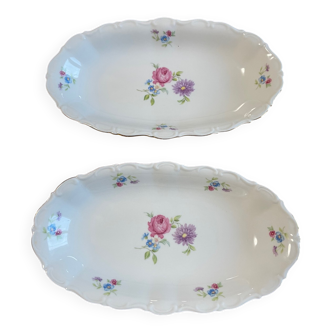 Two porcelain dishes from Bavaria.