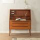 HJN Møbler secretary by Nils Jonsson (1960s, teak, restored)