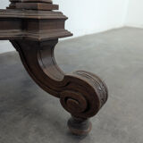 Walnut pot stand table