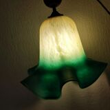 Blown glass chandelier