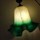 Blown glass chandelier