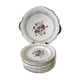 Dessert service cake dish and 10 dessert plates Digoin Sarreguemines Pamplona 50s