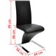Un lot de 6 chaises design