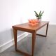 Vintage teak table Kai Kristiansen, Danish design coffee table, model 35