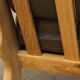 Vintage 1960s Danish low back lounge chairs in light oak, Henning Kjærnulf style