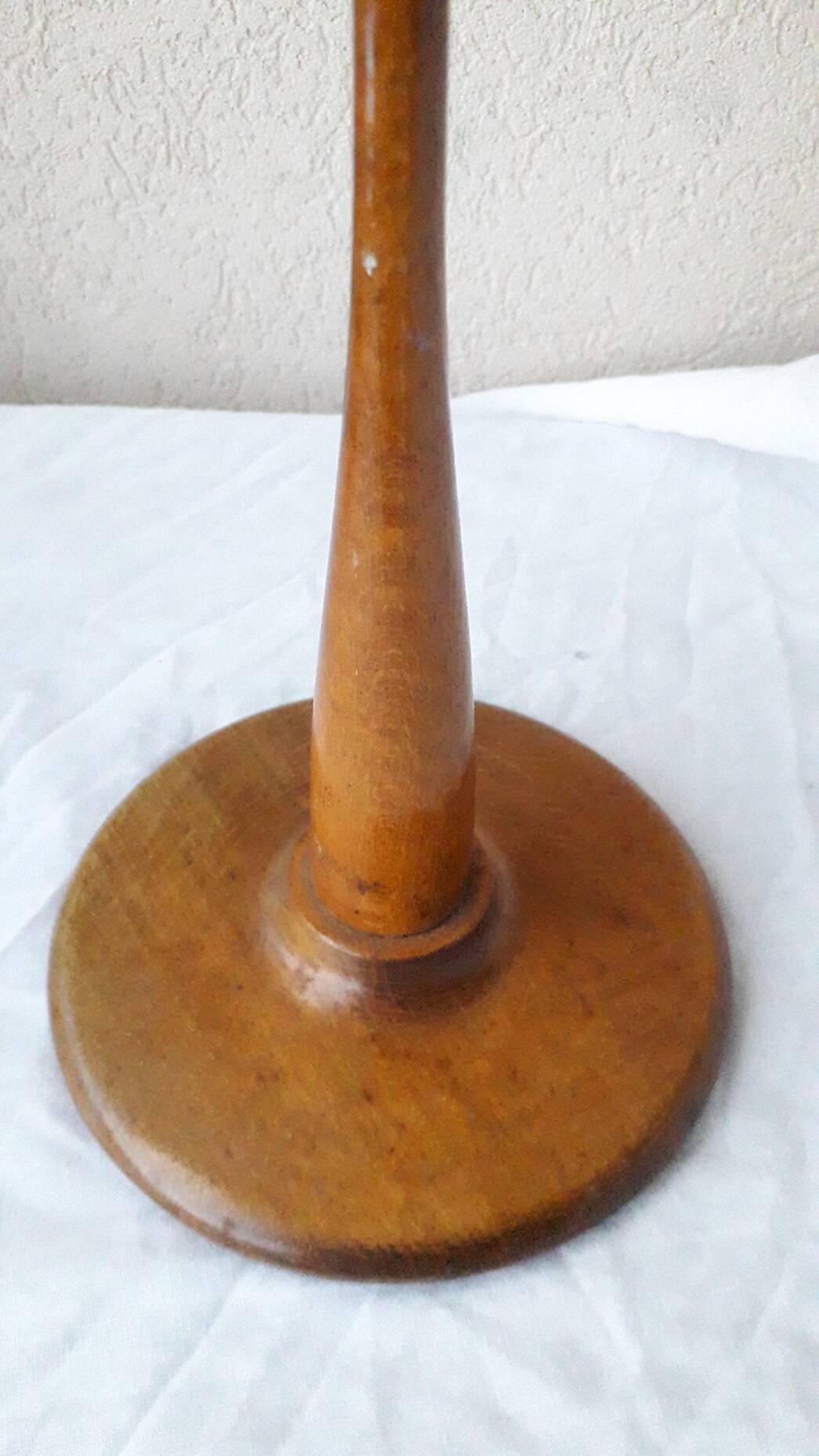 Paire de lampes bois