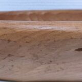 Long carved monoxyl wood cut stamped L. 54 cm