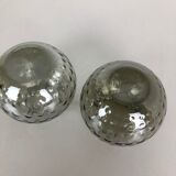 Vintage 1960s Set of 2 Turmalin Vases by Wilhelm Wagenfeld for WMF attrib., Germany BAUHAUS