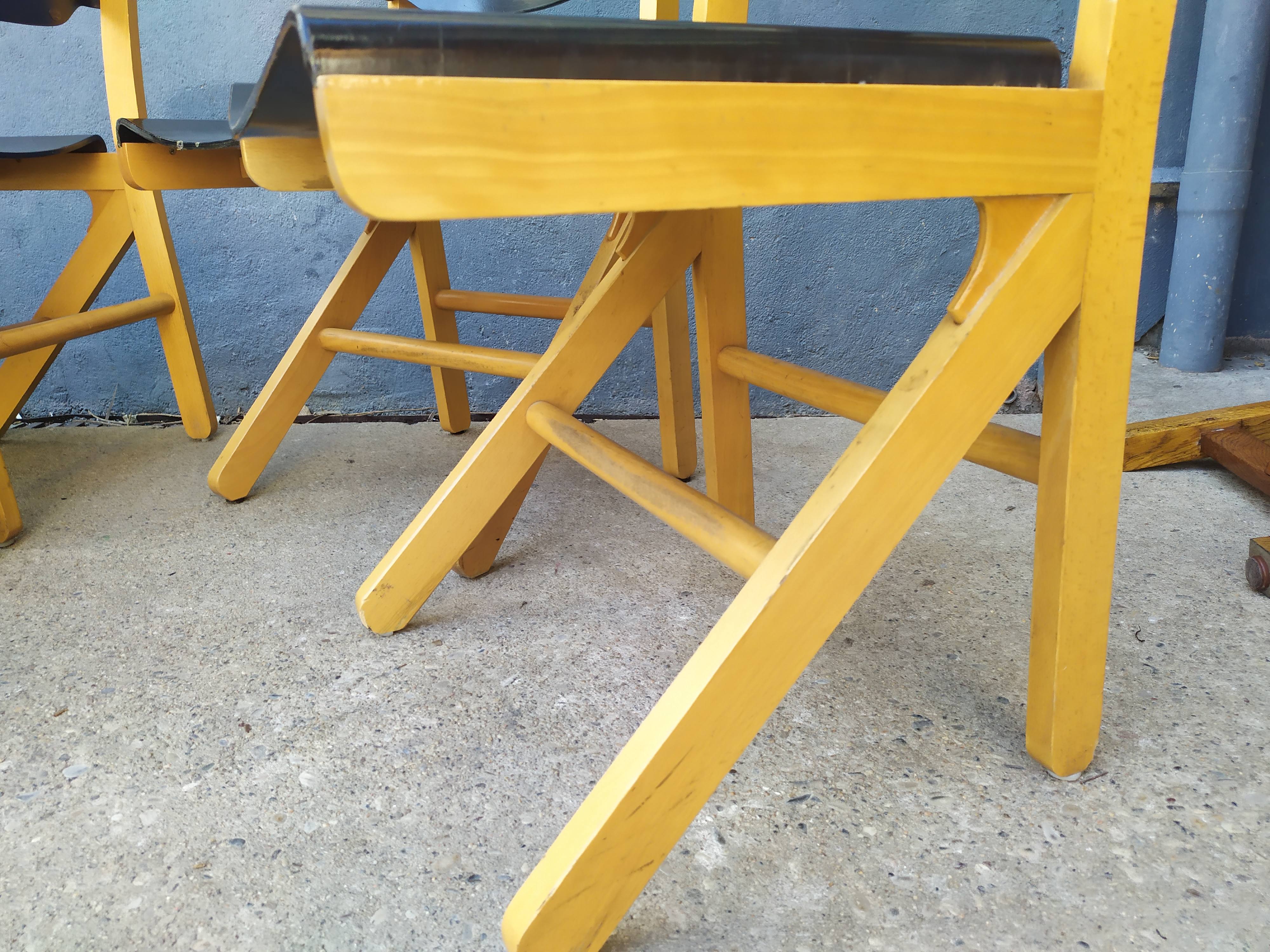 8 Baumann bistro chairs