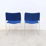 Pair of “4/40” stacking chairs by David Rowland for Howe (USA)